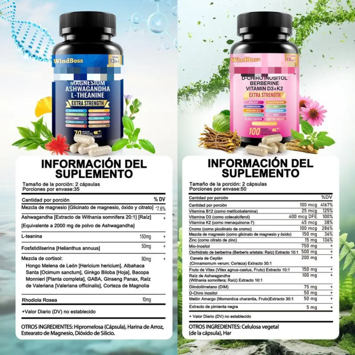 "Combo Equilibrio Total – Control del Estrés y Balance Hormonal | WindBoss"